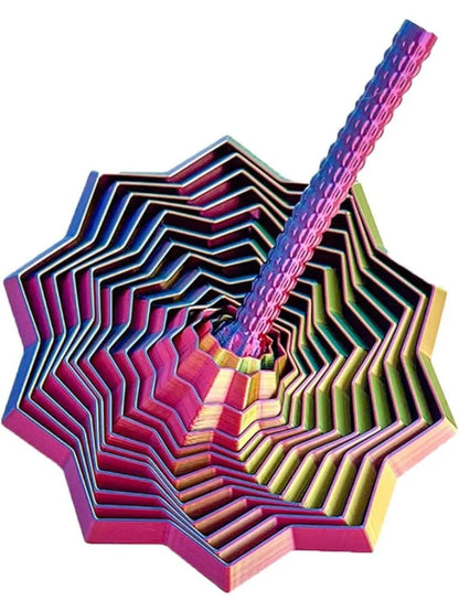 Estrella Fidget Sensorial Expandible Impresa en 3D