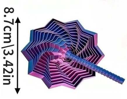 Estrella Fidget Sensorial Expandible Impresa en 3D